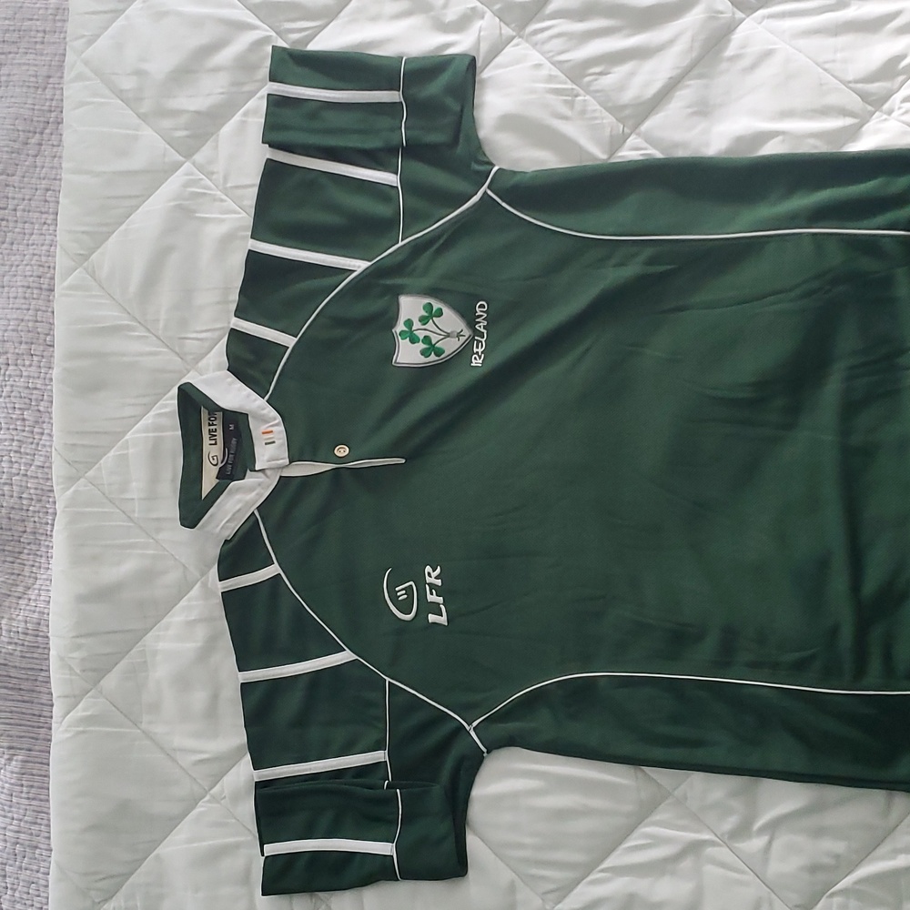 "Life is Rugby" SS Shirt, Green, Med